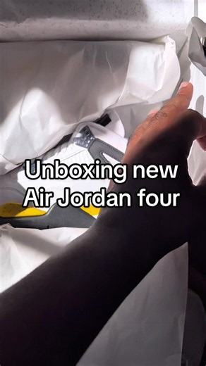 Air Jordan four tour yellow cop or drop? #jordan4 #airjordan #unboxing | Jordans 4