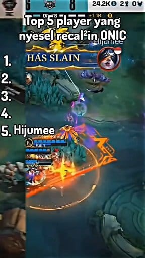 5 Player yang nyesel recal''in ONIC 🤭😹 #onicesports #onicsanz #MLBB | Dio Pratama