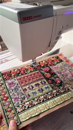 Shikha | Bohemian Haberdasher | DIY Boho junk journal cover #bohojunkjournal #fabricscraps #creativesewing #processvideo #junkjournalsupplies | Instagram