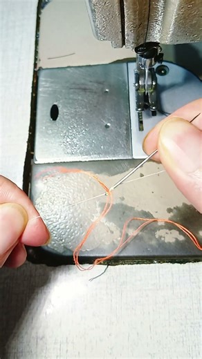 threading trick #sewing #handcraft #handmade #ideas #diyproject