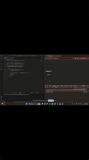 React Re-render Explained with Button Click (Interview)#reactjs #frontend #interview #react