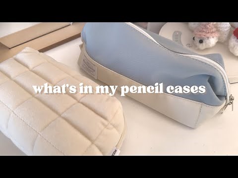 what's in my pencil cases // my stationery essentials