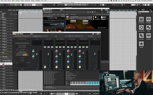 [Daniel James]Berlin Studio Reverb，采样混响的新巅峰！直接用多话筒位的方式使用混响！