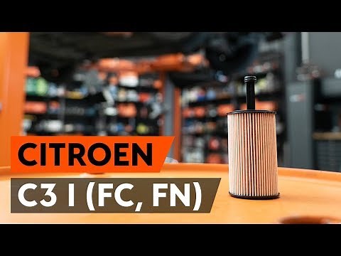 How to change oil filter and engine oil on CITROEN C3 1 (FC, FN) [TUTORIAL AUTODOC]