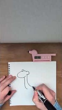 ASMR Marker Sounds 🖊️ 1-Minute Drawing: [Animal] (No Talking)