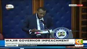 Lawyers Ahmednasir and Paul Nyamodi differ on allegations that Governor Mohamed Mohamud’s wife was allowed to chair county sittings and make decisions on behalf of the Governor | Citizen TV Kenya