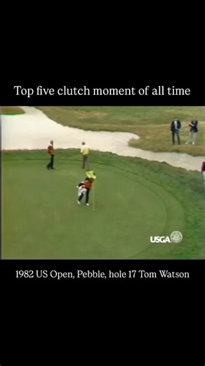 The chip-in on 17 at Pebble could be the most clutch moment in US Open history (2008 Tiger putt is there too). Tom Watson and Jack Nicklaus are tied for the lead headed into the final round at 17. Tom missed the green, finishing in thick rough. He played a high, soft chip that dropped perfectly center for a bird. Tom wins the US Open. | Bombs Darts Birds