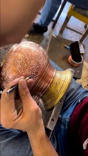 Copper Chisel Hand Engraving Craftsman Art