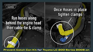 OS-PROV-21 is our Mann Provent Catch Can kit to suit the Toyota Landcruiser 200 Series, Check out this quick install video to see how easy it is, the kit comes with everything you will need to do the job ! Buy online today at http://ed.gr/jfvp | Western Filters