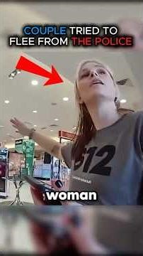 The thief couple tried to ESCAPE from the police, but it ended BADLY for them🚓👮🚨 #realpolice