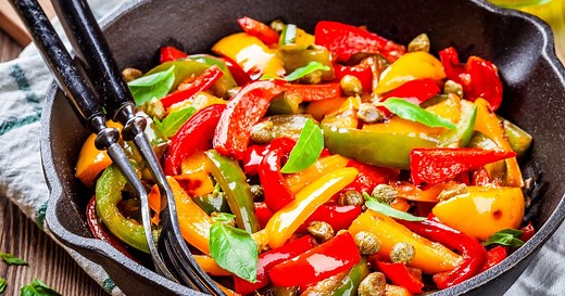 Poêlée de poivrons