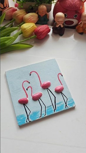 How to Make DIY Flamingos from Pista Shells