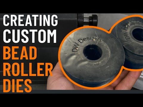 Creating custom bead roller dies for vehicle bodywork