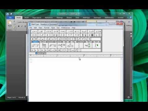 MathType and Ctrl-E Hotkeys with Office 2010