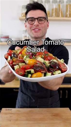 Tomato Cucumber Salad is a tasty appetizer idea