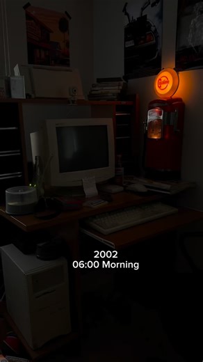 Retro Computer on Instagram: "I turned on the computer early in the morning in 2002. #retrocomputer #retrogame #90s #2000s"
