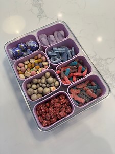 328K views · 5.9K reactions | Purple Spring Snack Box! 𢡄 #trufrupartner #snackbox #restockasmr #restock #asmr #SnackIdeas #candy #candylovers #spring #snacks #reels #fyp #purple #satisfying #thatgirl #springtime #snackrestock #foodie | Mikayla McNeany | Facebook