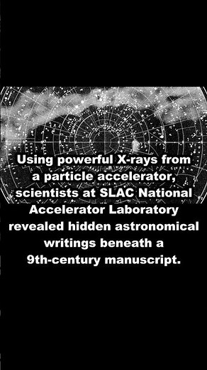 Ancient Star Maps Revealed Through Particle Accelerator Technology #Shorts