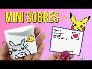 🐻 Surprise your friends with kawaii mini cards and envelopes!! 🐻 Gift ideas