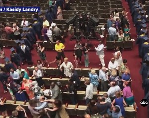 Fight breaks out at Tennessee high school graduation