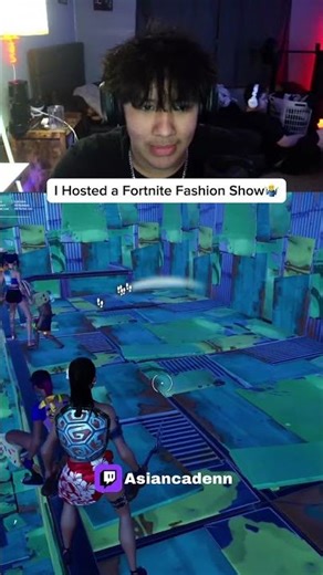 I Hosted a Fortnite Fashion Show🤷‍♂️ #Fortnite #funny #fashionshow #streamer #fail