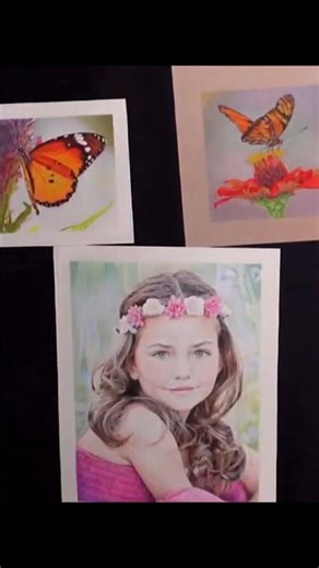 Looking at old portrait and colored pencil drawings in my art portfolio #sketchbooktour #prismacolor