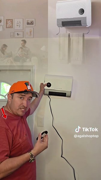 Efficient Smart Wall Heater: 1500W Fast Heating Solution