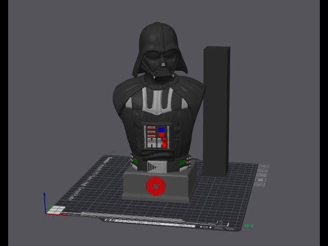 3D Printing a Darth Vader Bust with 7 Colors and at a 0.12mm Layer Height Part 1 of 2 LAYER SHIFT