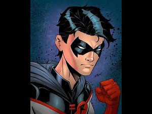 Drawing Robin (DC Comics) from Start to Finish