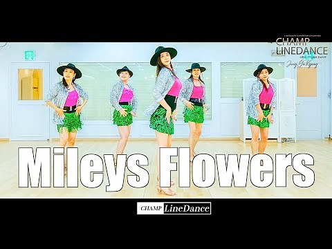 [수요중고급반] Mileys Flowers Line Dance || 마일리스플라워 라인댄스