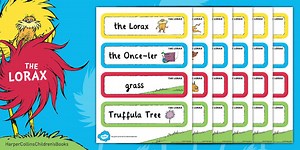 The Lorax: Word Cards
