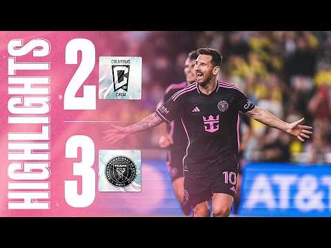 MESSI INCREDIBLE FREE KICK | HIGHLIGHTS Columbus Crew 2-3 Inter Miami | SUPPORTERS' SHIELD CHAMPIONS