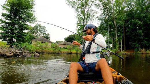 Unbelievable kayak tournament catch delivers intense fish fight