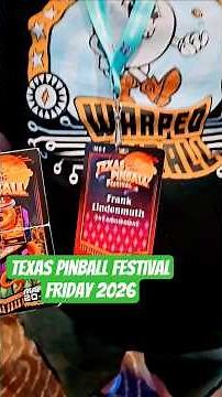 Texas Pinball Festival Friday Night 2026 with Tnt Amusements #pinball