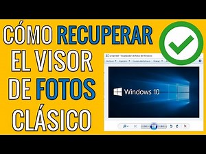 Recuperar El VISUALIZADOR De FOTOS CLÁSICO En WINDOWS 10 📸✅