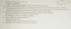 Section C (3 marks each, 6 questions)(Long Answer Questions)I... | Filo