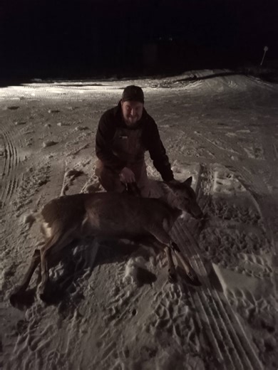 70 yards with a Remington 700 muzzleloader. | Facebook