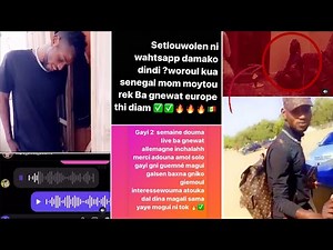 Les preuves de l’arrivée de adamo le grand insulteur senegalais au senegal en ce moment a louga chez