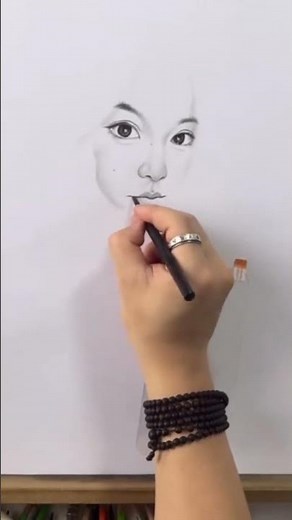 Girl Drawing #drawing #charcoaldrawingtutorial #girlfacedrawingpencil #girldrawing #portraitdrawing
