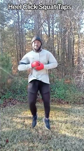 heel click squat taps #fitness #exercise #workout #foryou