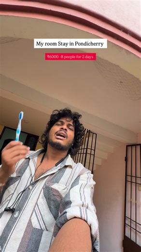 Scrapboy _vibes🤩 on Instagram: "Our room location is just 300 m away from Pondicherry, Rock Beach beach Contact detail details :- 99525 15405 (Bala) . . . #pondicherry #homestay #room #drinks #travelgram"