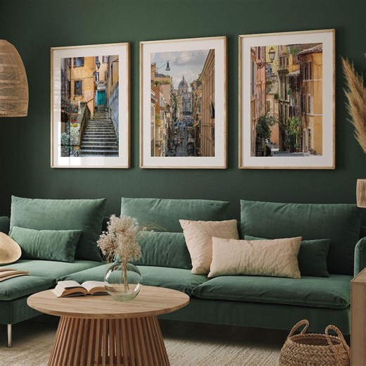 Rome Italy Print Set of 3: Italian Architecture Framed Prints for Home Decor - Etsy