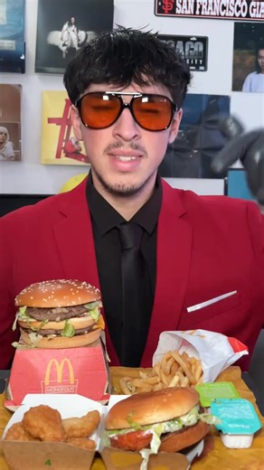 mcdonald’s mukbang! 🍔 🍟 🥤 with my halloween costume! do you guys know who i am? 👀 hope everyone has a fun and safe halloween! 👻 @McDonald’s @The Weeknd #mcdonalds #mukbang #halloween #fastfood #Foodie | The Foodie Sergio