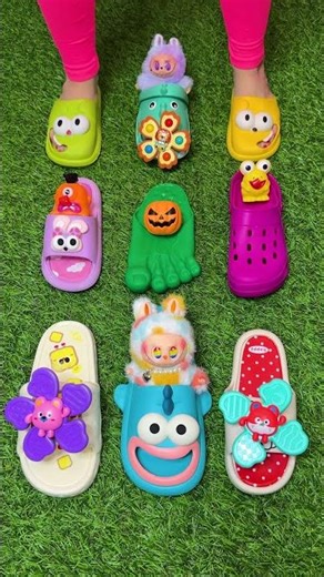 Cartoon plush sandals 🧸⚔️ viral mix slippers 🤯📈 #slippers #viralvideo #trendingshorts