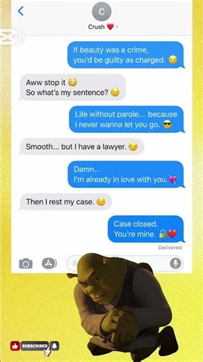 Lawyer vs Flirting 😂❤️ | Funny Text Messages #shorts