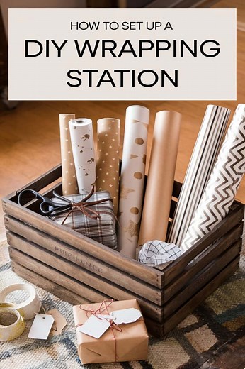 How to Set Up a DIY Gift Wrapping Station: Easy Organization Tips to Stay Mess-Free -