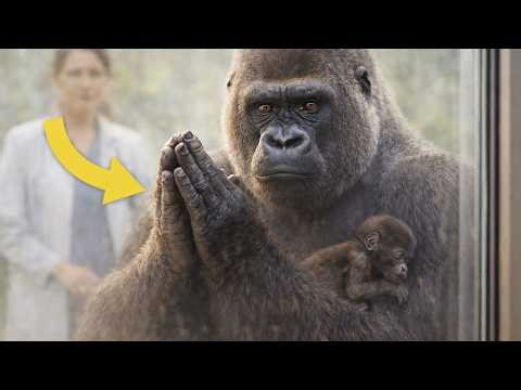 A Gorilla Used Sign Language to Save His Dying Baby… And What Happened Next Shocked Everyone