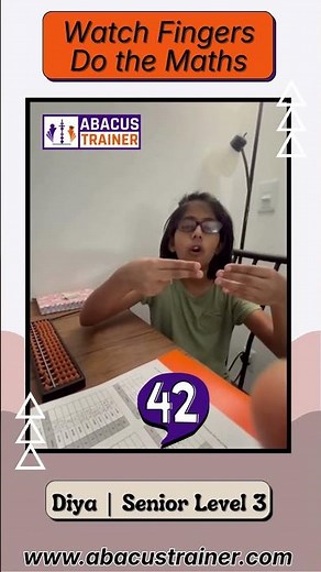 Watch Fingers Do the Maths 🤯 | Abacus Mental Math for Kids | Fast Calculation Skills