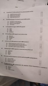 MRI Related QuestionsIn T2 weighted images in MRI, how does CS... | Filo
