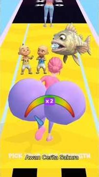 Upin Dibawa Monster Ikan ke Portal! 😱 Ipin Mendapat Kekuatan Ajaib untuk Menyelamatkannya! #upin